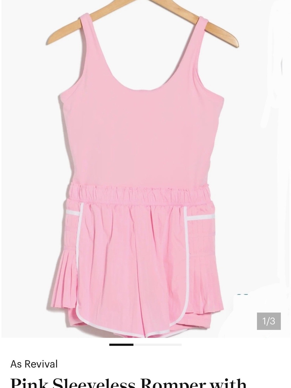 Altar'd State Pink Sleeveless Romper